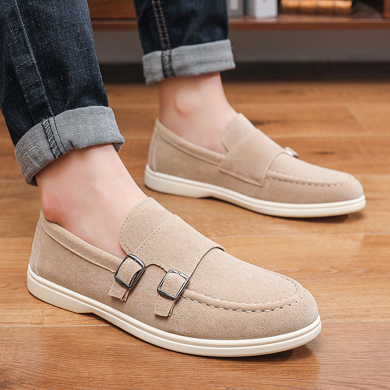 Mens Fashion Dress Shoes - Sepatu Kasual Pria Sepatu Kulit Suede