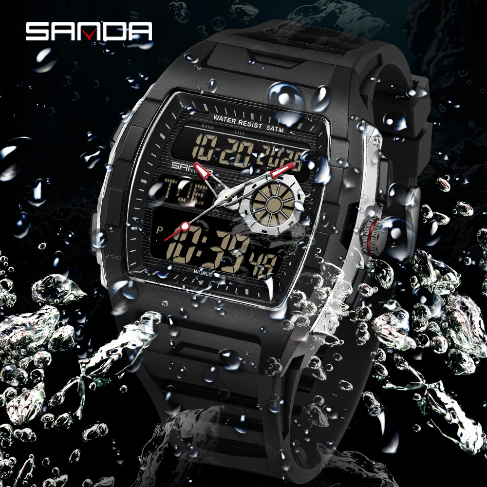 Men'S Fashion Week 2026 - SANDA 2026 Jam Tangan Elektronik Pria