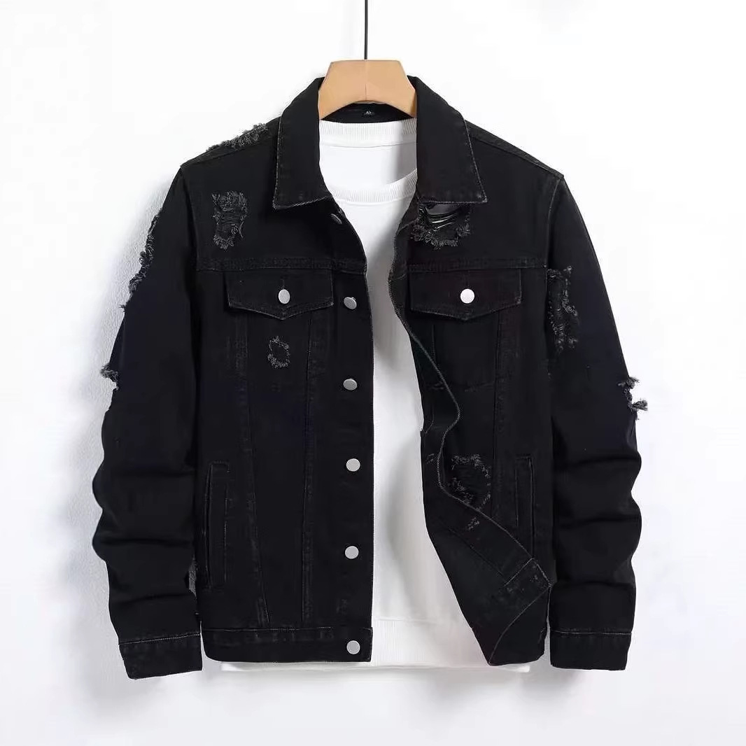 Mens Fashion Denim Jacket - Jaket Denim Pria Musim Gugur Musim