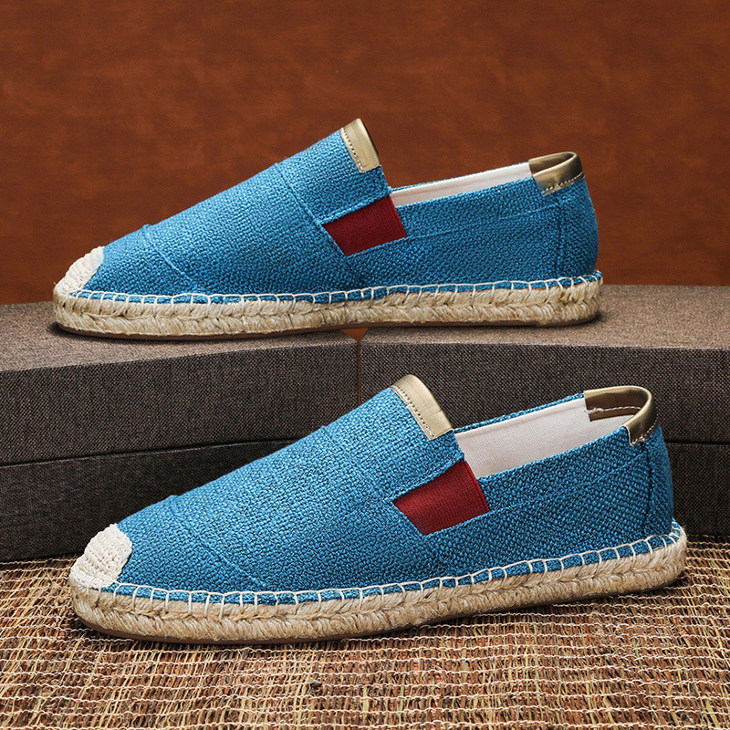 Casual Sneakers Men - Sepatu Kanvas Terbaru 2026 Kasual Anyaman