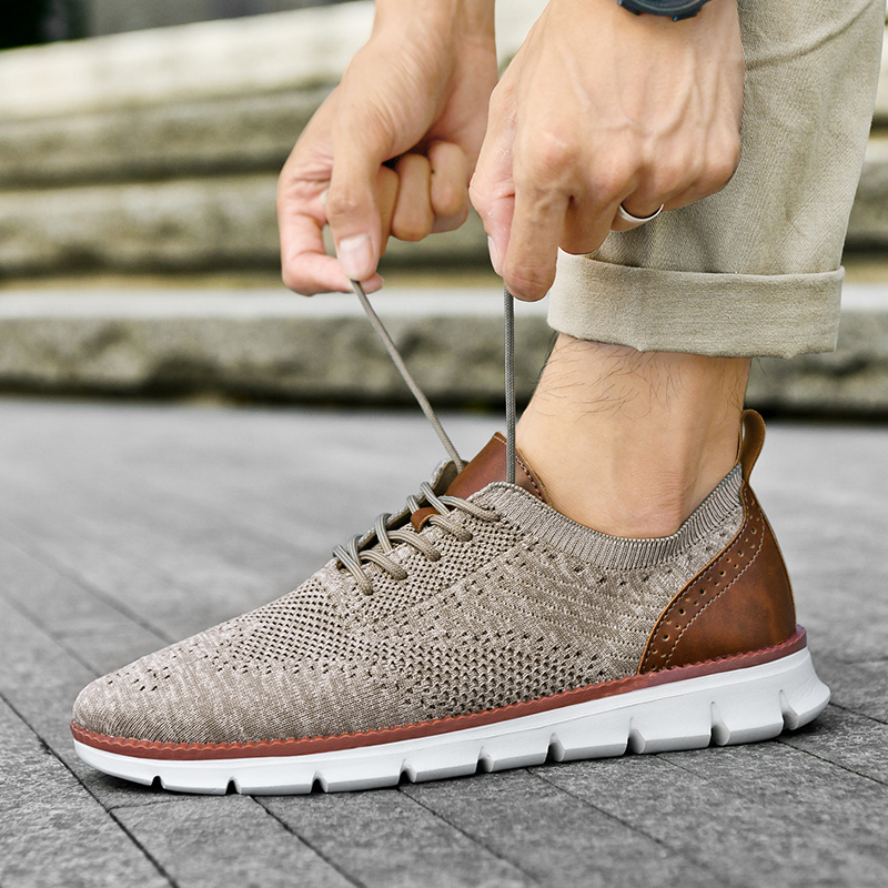 Casual Sneakers Men - Sepatu Kasual Pria Sepatu Flat Brogue