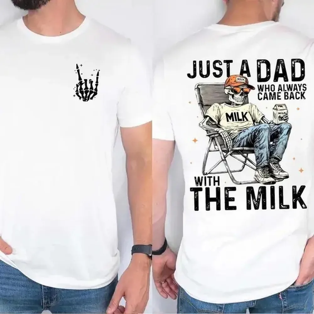 Graphic Tee Oversized - Kaos Grafis Ayah Lucu - 