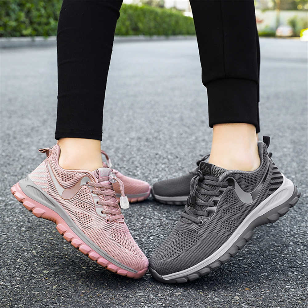 Casual Sneakers Men - Sepatu Rajut Anti Selip Pria Ukuran
