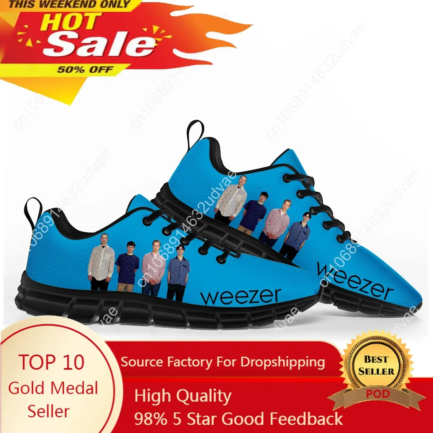 Casual Sneakers Men - Sepatu Olahraga Weezer Sepatu Pria Wanita