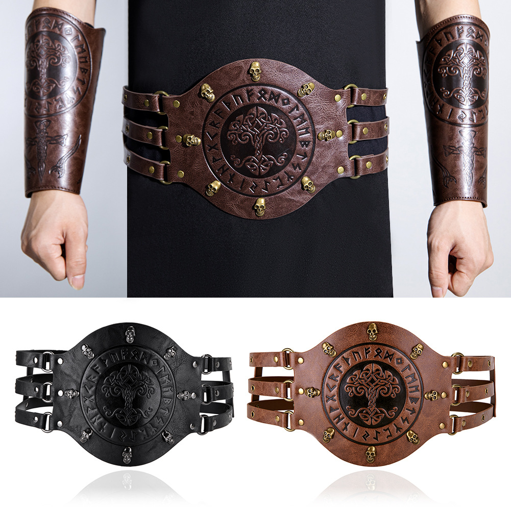 Belt Mens Fashion - Sabuk korset lebar abad pertengahan, kostum