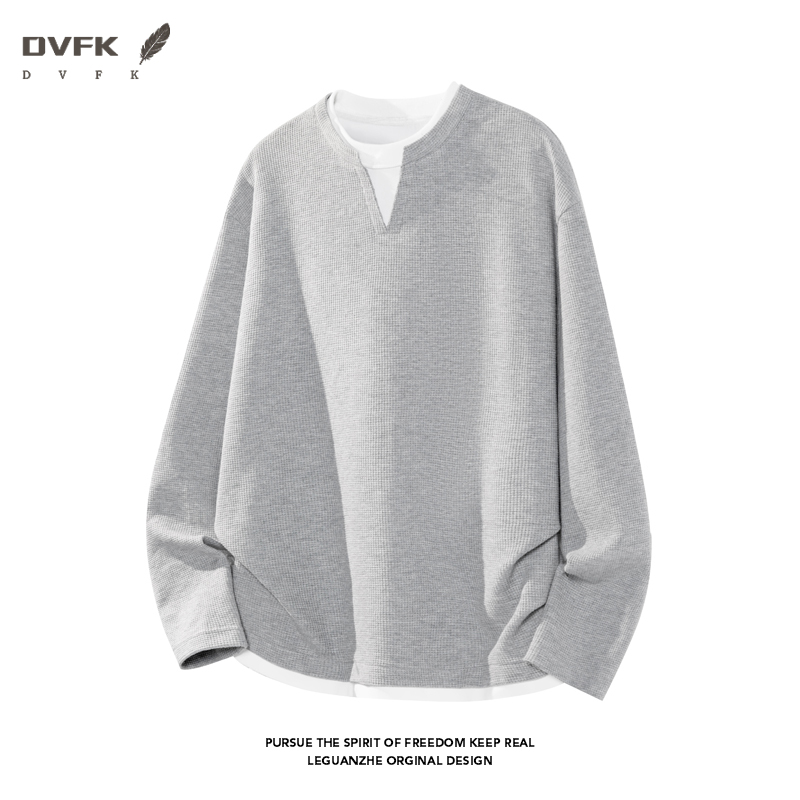 Mens Fashion Casual - Kemeja Pria Model Dua Lapis Lengan