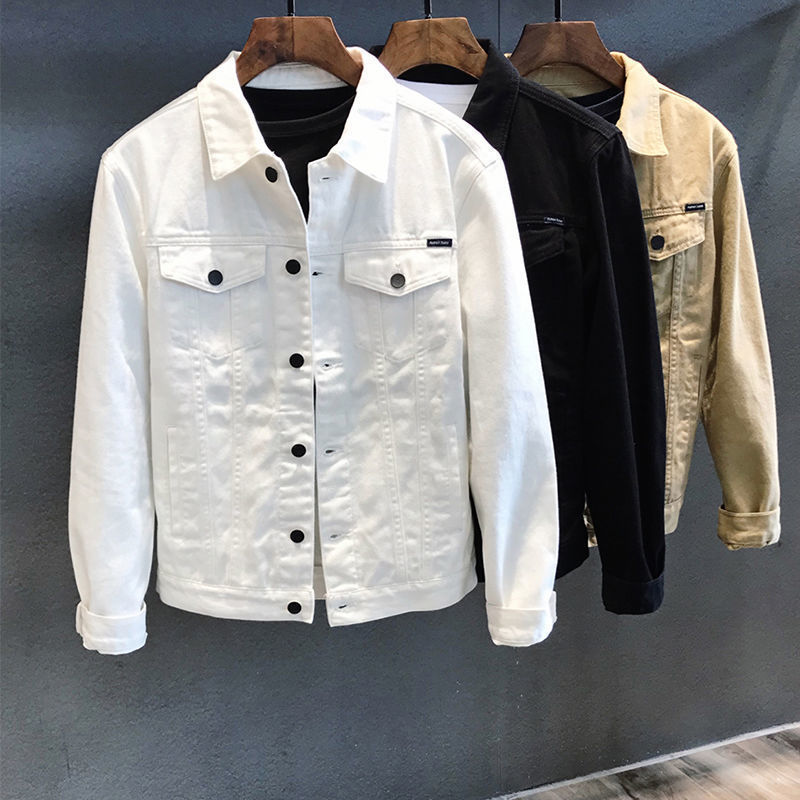 Mens Fashion Denim Jacket - Jaket Denim Pria Musim Semi Musim