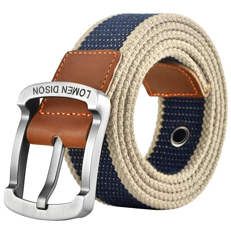 Men'S Fashion Jeans - Sabuk Nilon Tebal, Sabuk Kanvas Remaja,