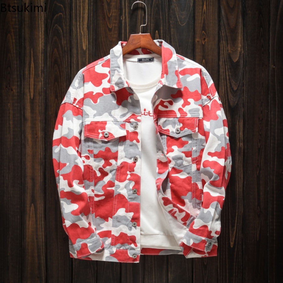 Mens Fashion Denim Jacket - Jaket Denim Fashion Pria Musim Semi