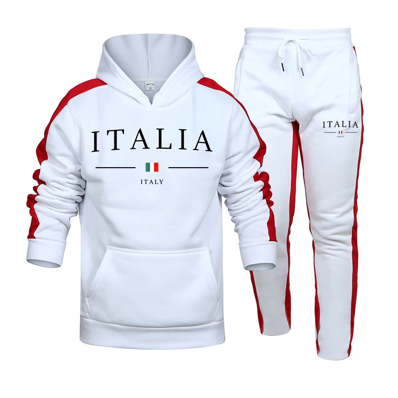 Men'S Fashion Hoodie - Setelan Training Pria 2 Pcs, Pakaian