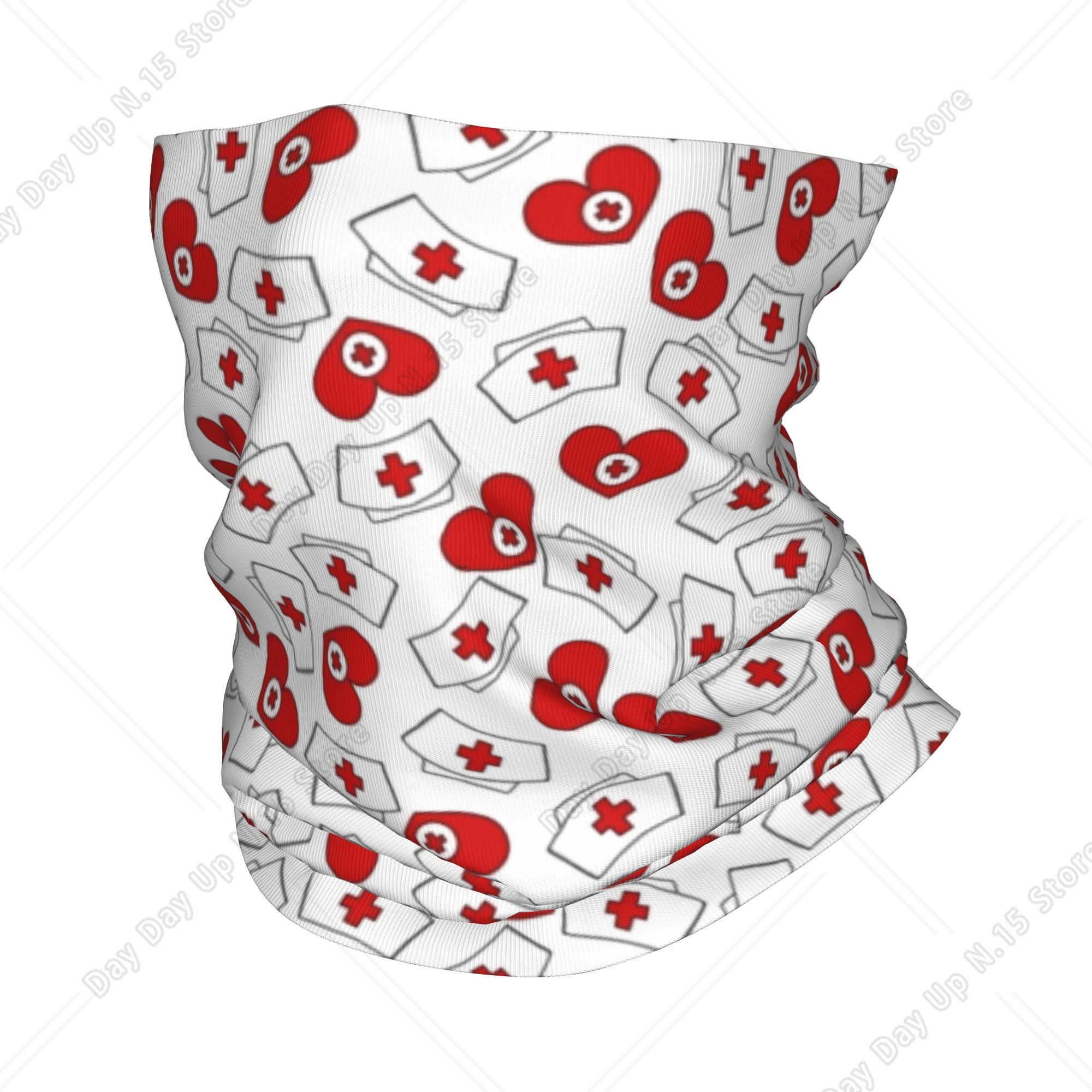 Men'S Fashion With Hat - Topi Perawat Motif Hati Bandana Penghangat