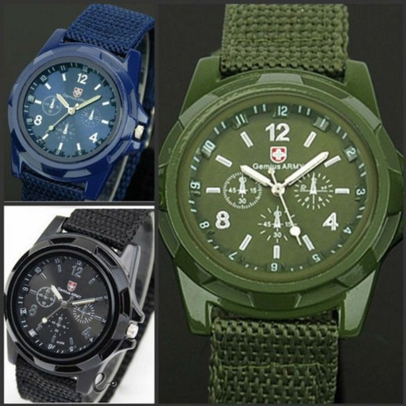 Mens Fashion In 1920 - Jam Tangan Olahraga Pria Quartz Nylon