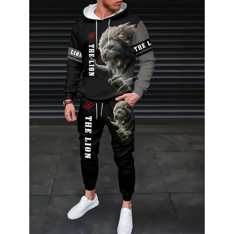 Mens Fashion Style - Setelan Sweater Kasual 2026, Celana Olahraga