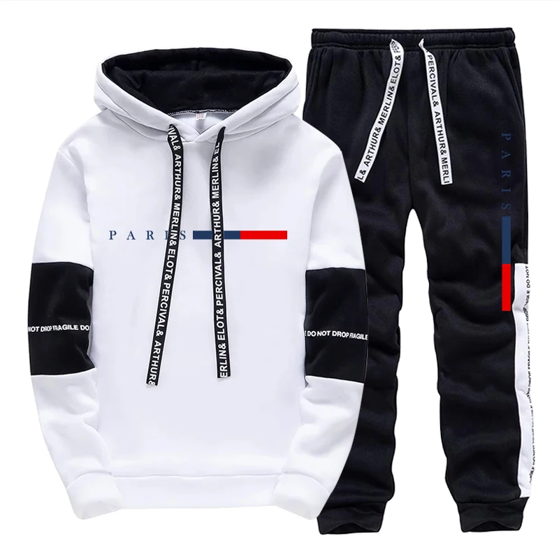 Men'S Fashion Hoodie - Setelan Pria/Hoodie/Celana Paris Fashion Musim Gugur