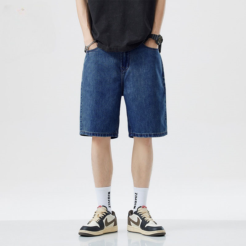Men'S Fashion Jeans - Celana Jeans Pendek Musim Panas Terbaru