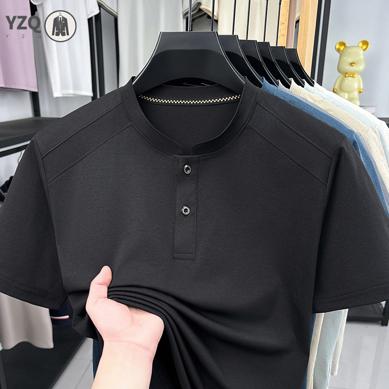 Kaos Henley Pria 2026 Desain K - Mens Fashion Style ulasan dan harga