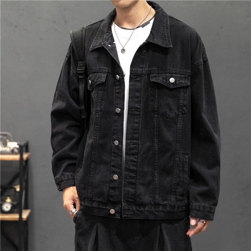 Jaket Denim Baru Mantel Jeans  - Mens Fashion Denim Jacket ulasan dan harga