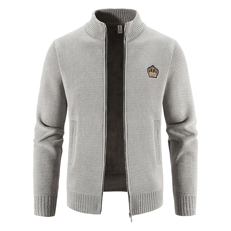 Jaket Sweter Pria Kardigan Mod - Men'S Fashion Zip Sweater ulasan dan harga