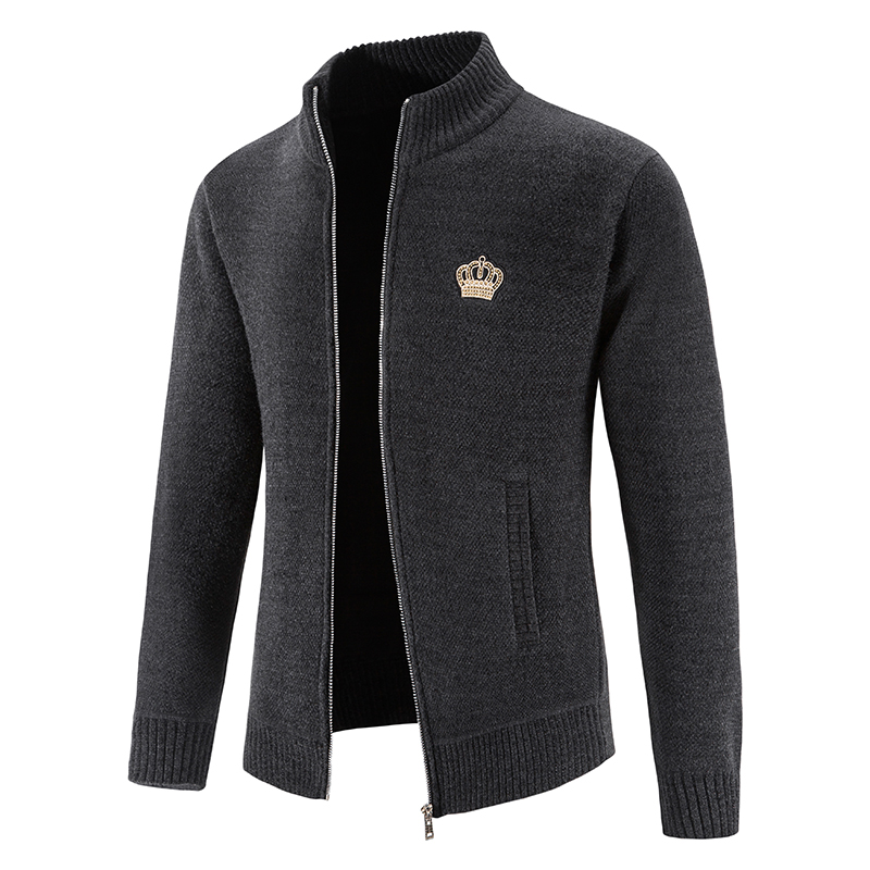 Jaket Sweter Pria Kardigan Mod - Men'S Fashion Zip Sweater ulasan dan harga