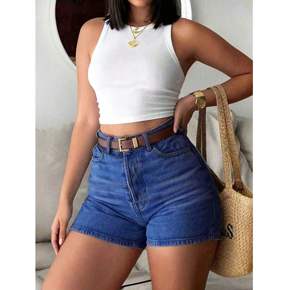 Celana Pendek Denim Wanita Mus - Skinny Jeans Ripped ulasan dan harga