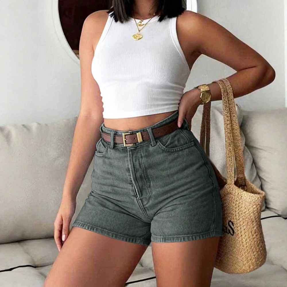 Celana Pendek Denim Wanita Mus - Skinny Jeans Ripped ulasan dan harga