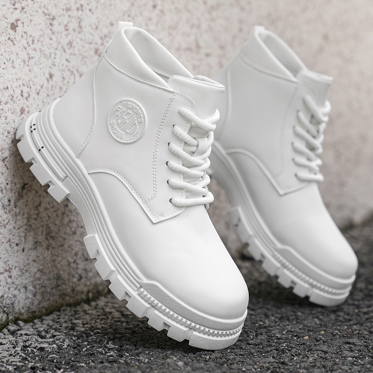 Sepatu Bot Motor Putih Pria Mo - Men'S Fashion News ulasan dan harga