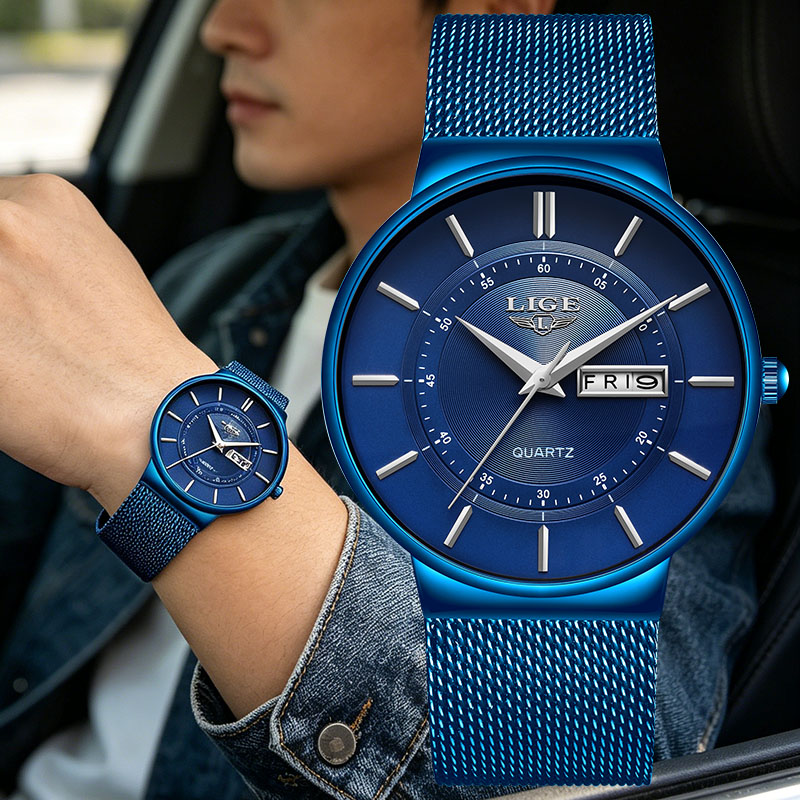Jam Tangan Pria LIGE 2026 Jam  - Men'S Fashion Week 2026 ulasan dan harga