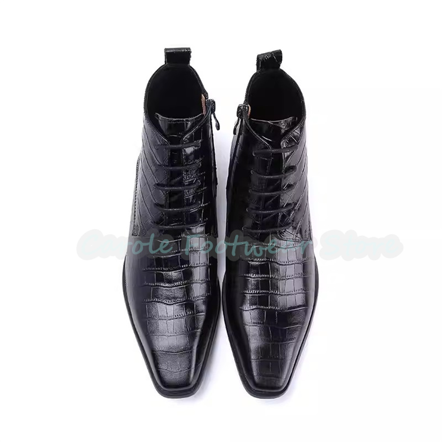 Sepatu Bot Kulit Asli untuk Pr - Mens Fashion Dress Shoes ulasan dan harga