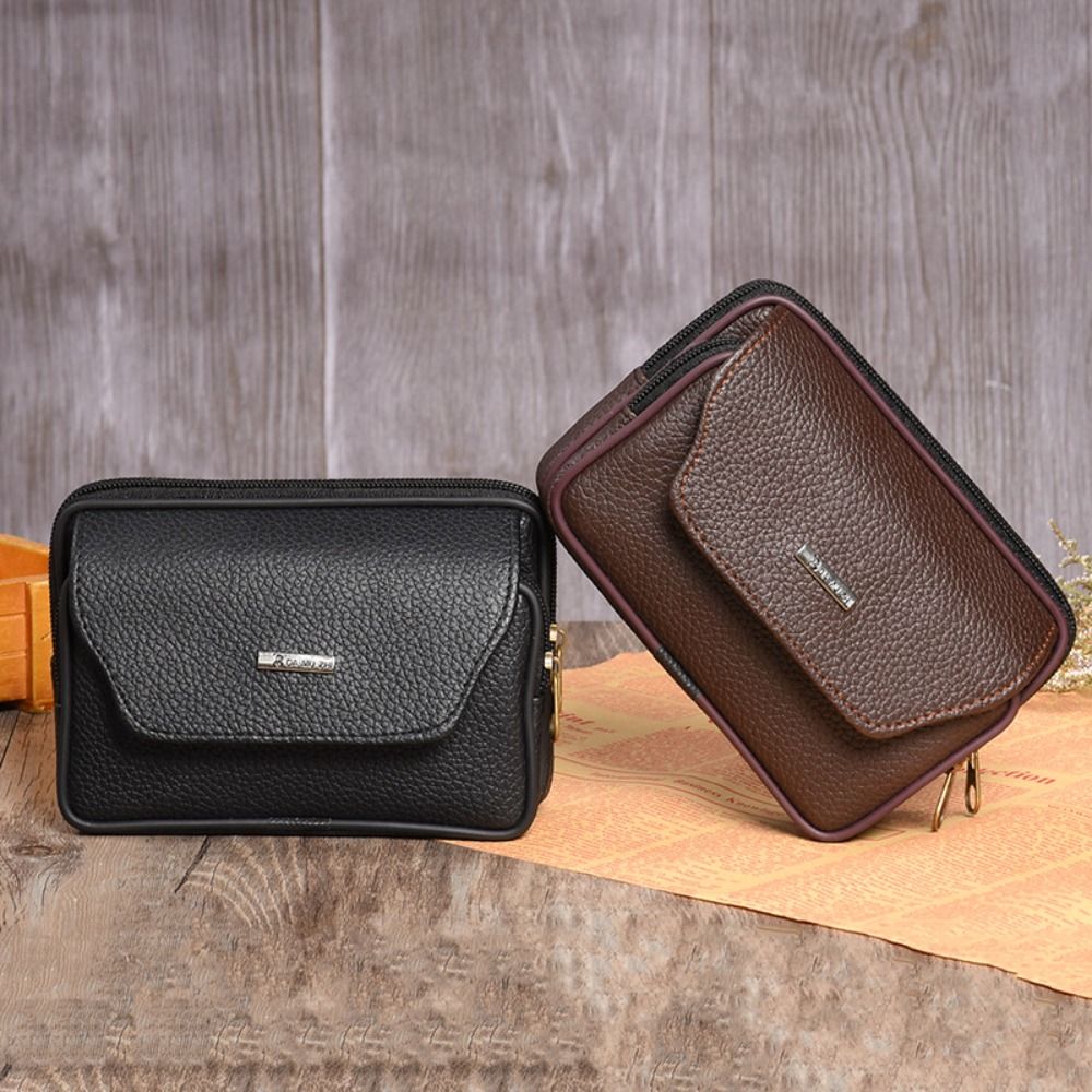Tas Pinggang Pria Kulit PU Kas - Belt Mens Fashion ulasan dan harga