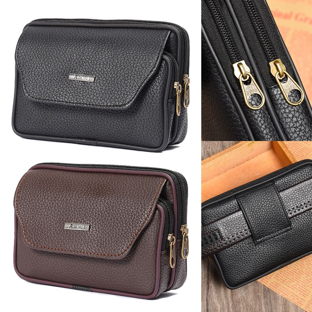 Tas Pinggang Pria Kulit PU Kas - Belt Mens Fashion ulasan dan harga