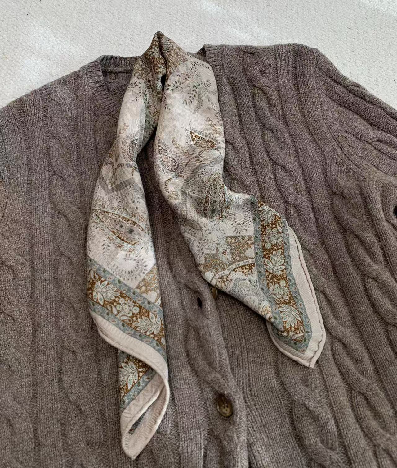 Penghangat Leher Wol Sutra 202 - Men Scarf Wool ulasan dan harga
