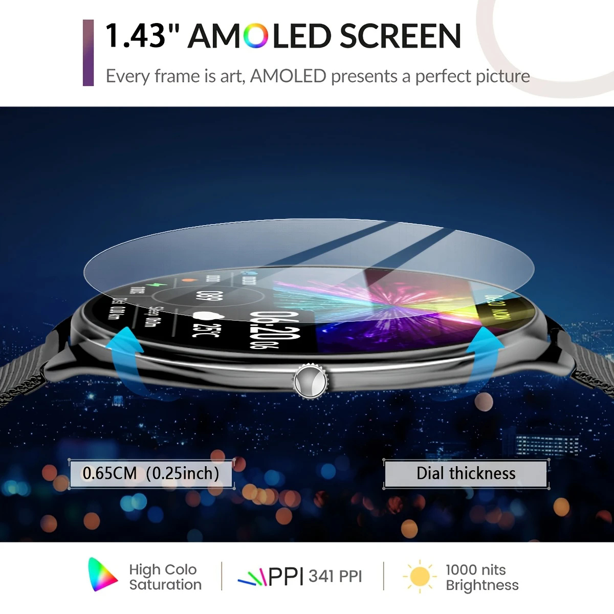 Jam Tangan Pintar Ultra Tipis  - Men'S Fashion Week 2026 ulasan dan harga