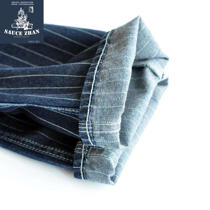 Saucezhan Jeans Bergaris Pria  - Skinny Jeans Ripped ulasan dan harga