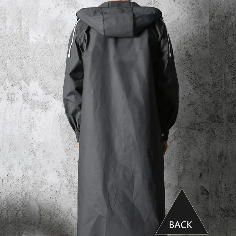 Jas hujan panjang tahan air de - Mens Fashion Poncho ulasan dan harga