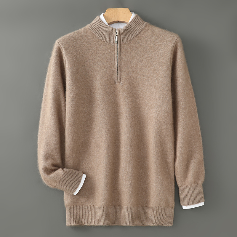Sweater pria, Sweater lelaki w - Men'S Fashion Zip Sweater ulasan dan harga