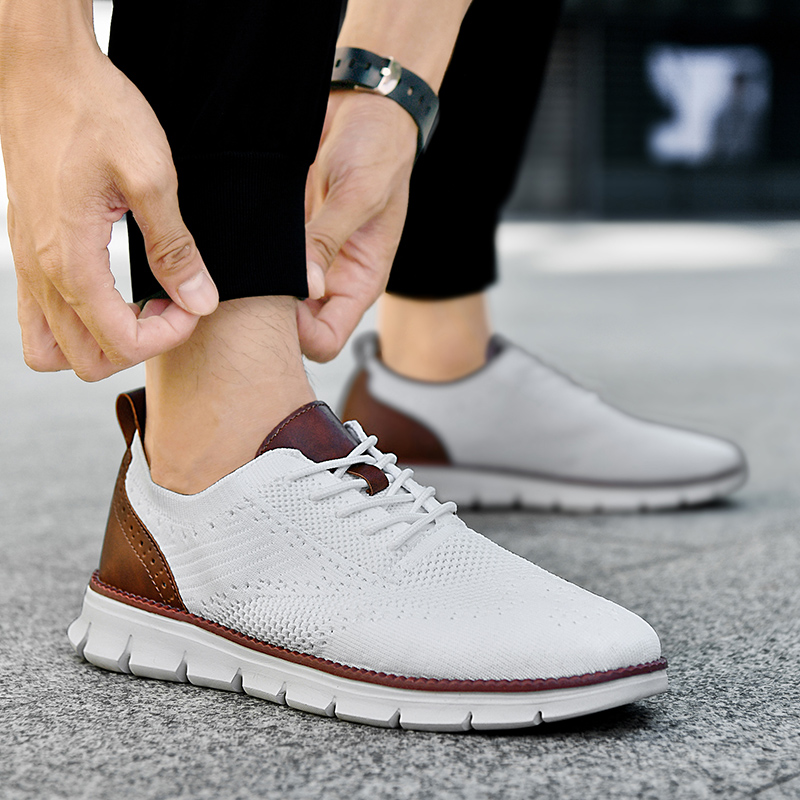 Sepatu Kasual Pria Sepatu Flat - Casual Sneakers Men ulasan dan harga