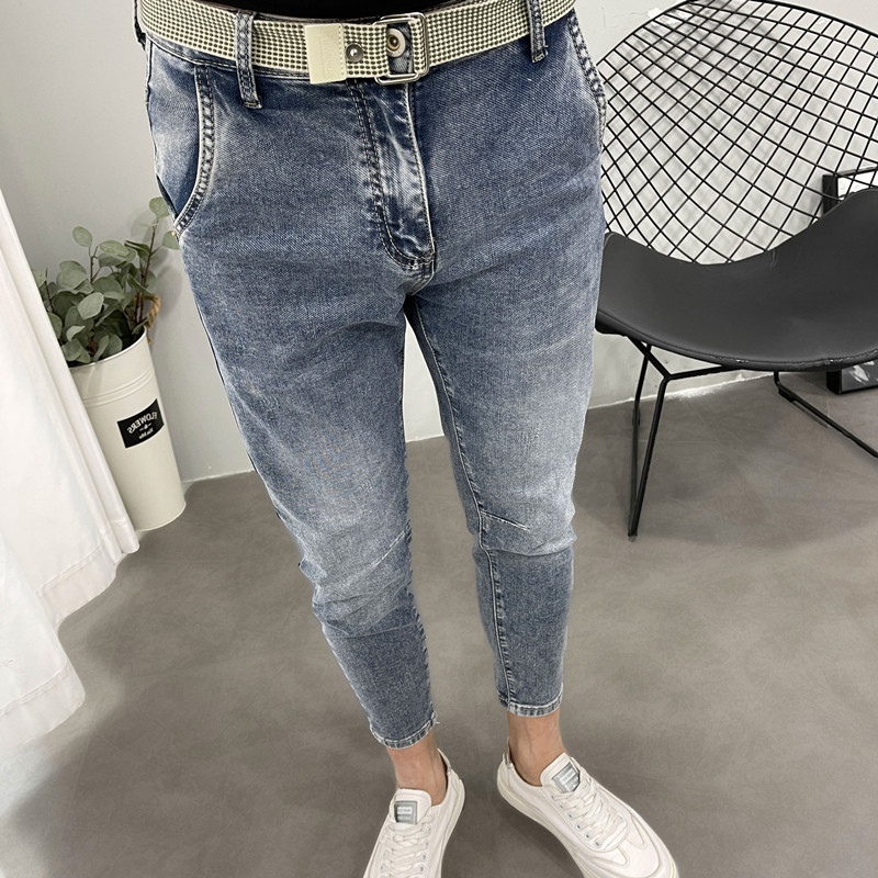 Celana Jeans kurus pria, pakai - Skinny Jeans Ripped ulasan dan harga