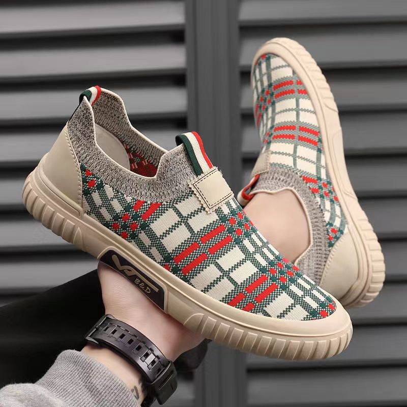 Sepatu Kaus Kaki Slip-On Pria  - Casual Sneakers Men ulasan dan harga