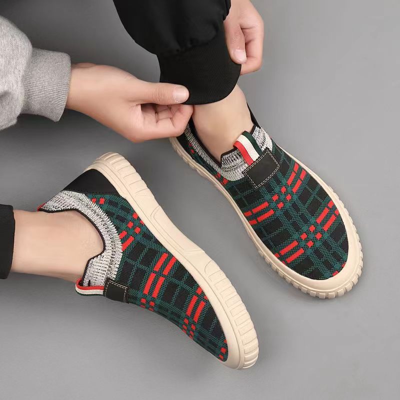 Sepatu Kaus Kaki Slip-On Pria  - Casual Sneakers Men ulasan dan harga