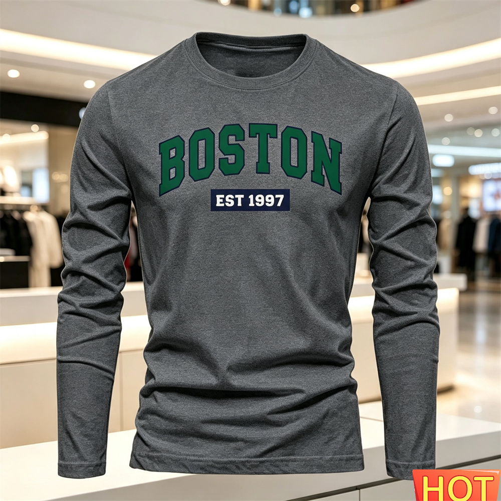 Kaos Lengan Panjang Pria Musim - Quality Men'S Fashion ulasan dan harga