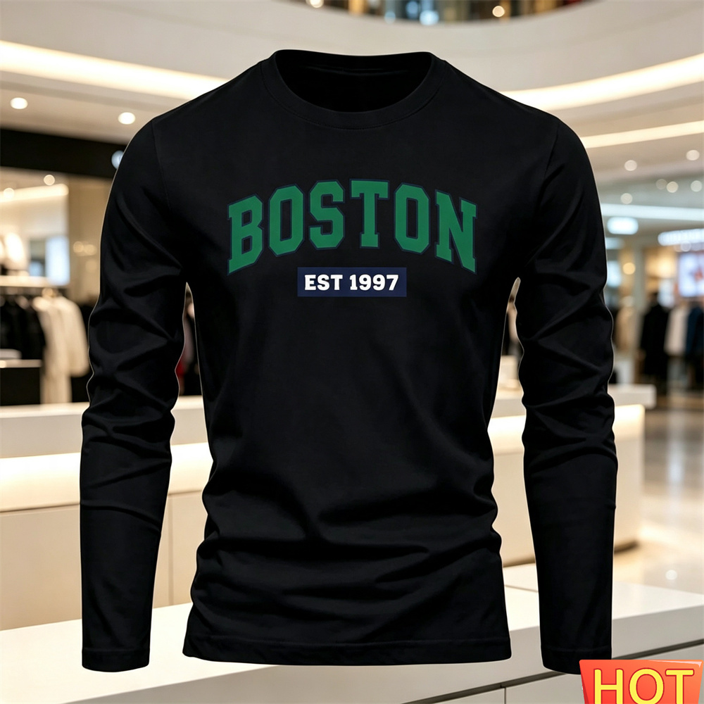Kaos Lengan Panjang Pria Musim - Quality Men'S Fashion ulasan dan harga