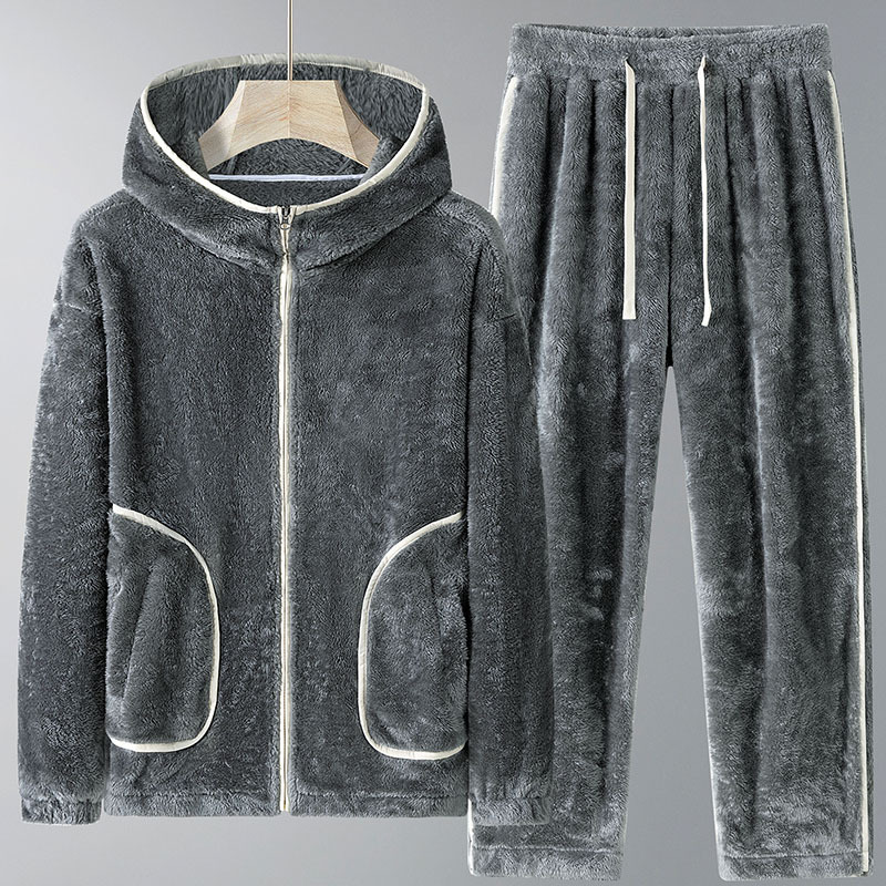 Set Hoodie Pria Musim Dingin 2 - Men'S Fashion Hoodie ulasan dan harga