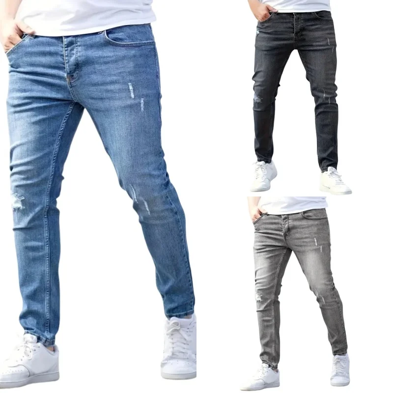 Celana panjang Jeans elastis u - Skinny Jeans Ripped ulasan dan harga
