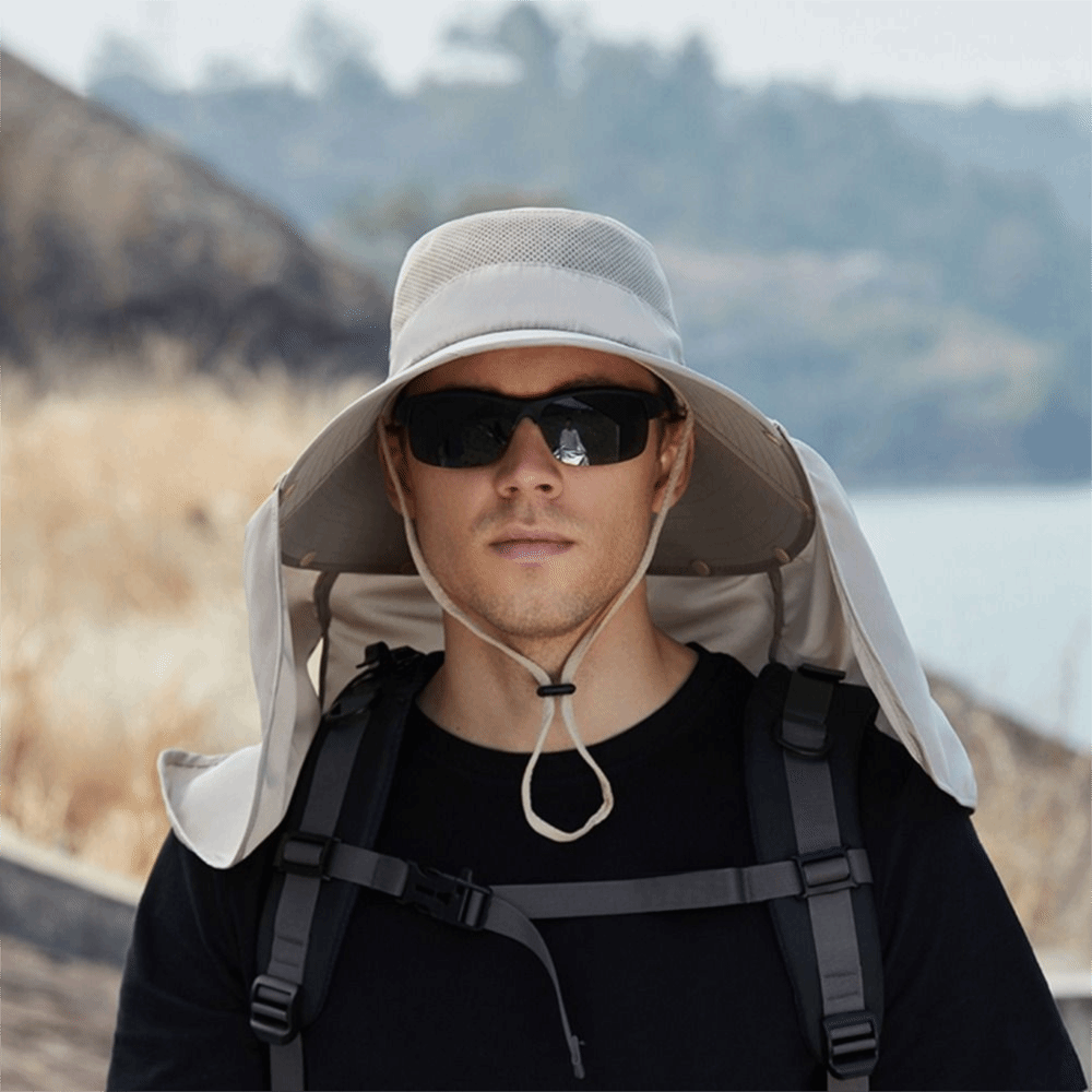 Topi Matahari Pria Bahan Kain  - Men'S Fashion With Hat ulasan dan harga