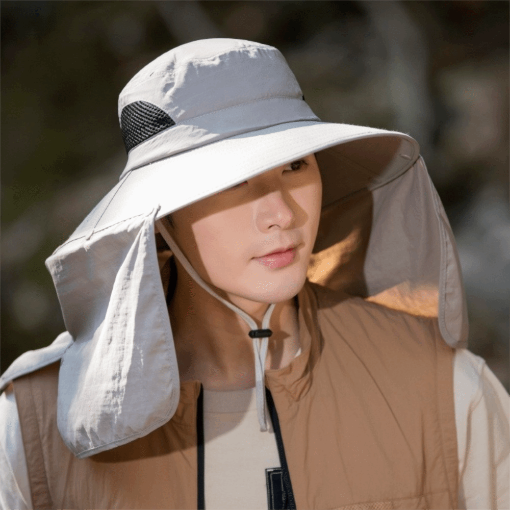 Topi Matahari Pria Bahan Kain  - Men'S Fashion With Hat ulasan dan harga
