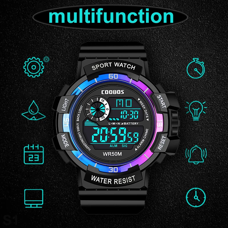 Jam tangan Digital untuk pria  - Mens Fashion In 1920 ulasan dan harga