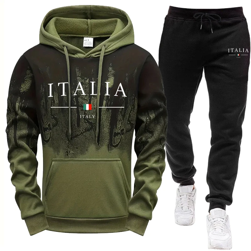 Setelan Olahraga Kasual Pria M - Men'S Fashion Hoodie ulasan dan harga