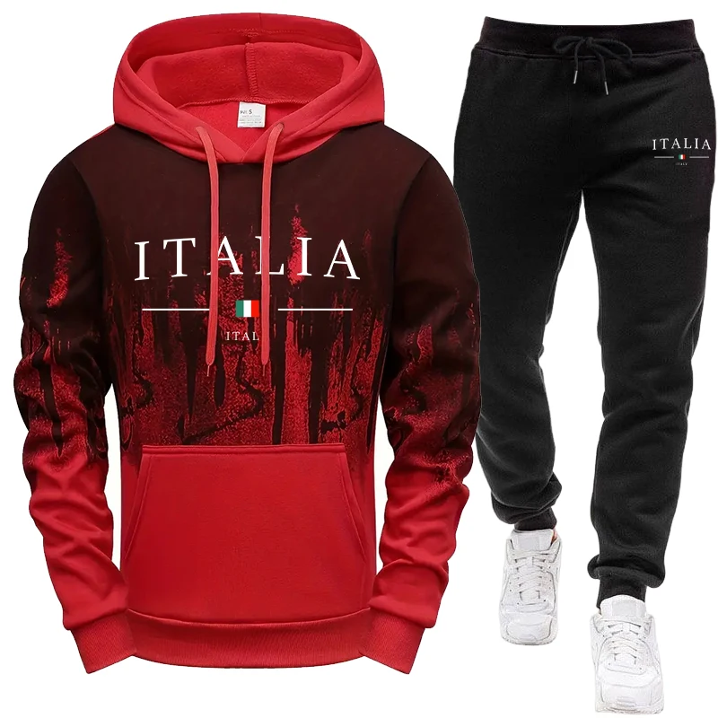 Setelan Olahraga Kasual Pria M - Men'S Fashion Hoodie ulasan dan harga