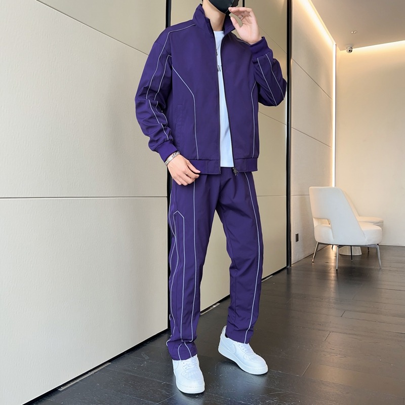 Setelan Fashion Olahraga Kasua - Men'S Fashion Zip Sweater ulasan dan harga