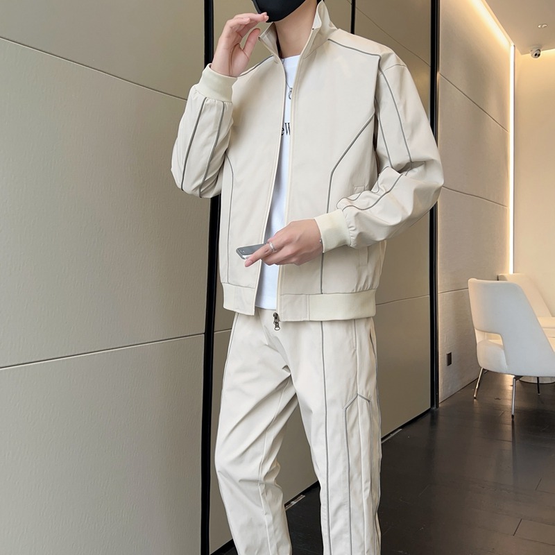 Setelan Fashion Olahraga Kasua - Men'S Fashion Zip Sweater ulasan dan harga